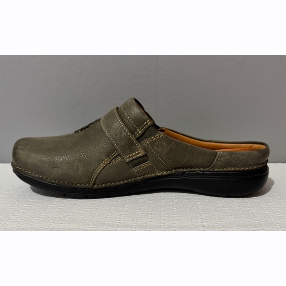 Clarks Unstructured Women’s Un Loop Ease Leather Sneaker Mule Size 8.5‎ - Picture 7 of 11